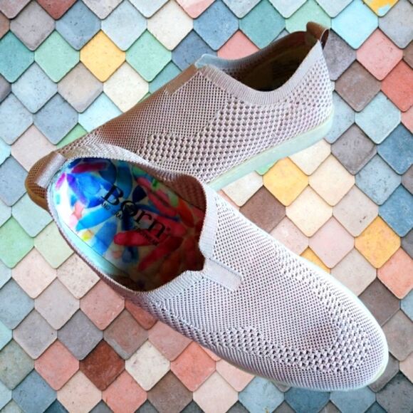 SNEAKERS by BORN Blush  HANDCRAFTED Comfy MEMORY FOAM CQJ7 9.5M SLIP ON - Picture 6 of 6